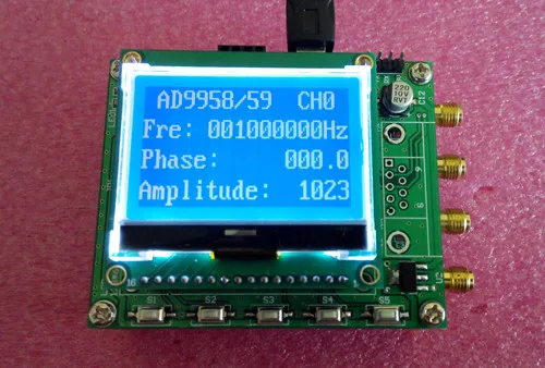 AD9958 AD9959 четырехканальный DDS модуль STM32 источник сигнала обучающий V3|Счетчики| |