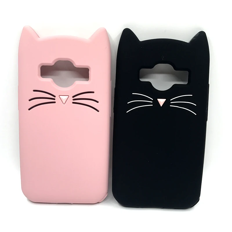 

For Samsung Galaxy Core Prime G360 G360F G360H G361F G361H J3 A5 2016 2017 Case Cute 3D Cartoon Cat Soft Silicon Phone Cover