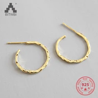 2020 new 925 sterling silver earrings 18k gold fashion luxury for women irregular jewelry earring gift