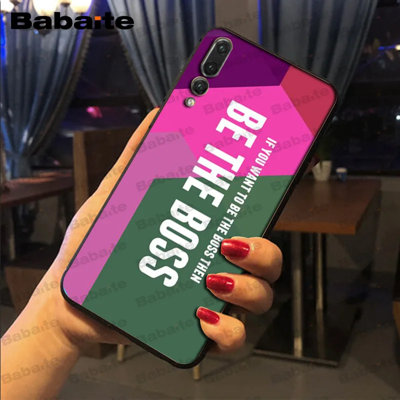 Babaite Boss Girl Lady like a boss сотовый Чехол для телефона huawei mate 10 lite p20lite p9lite nova 3i honor 8x mate20 pro funda