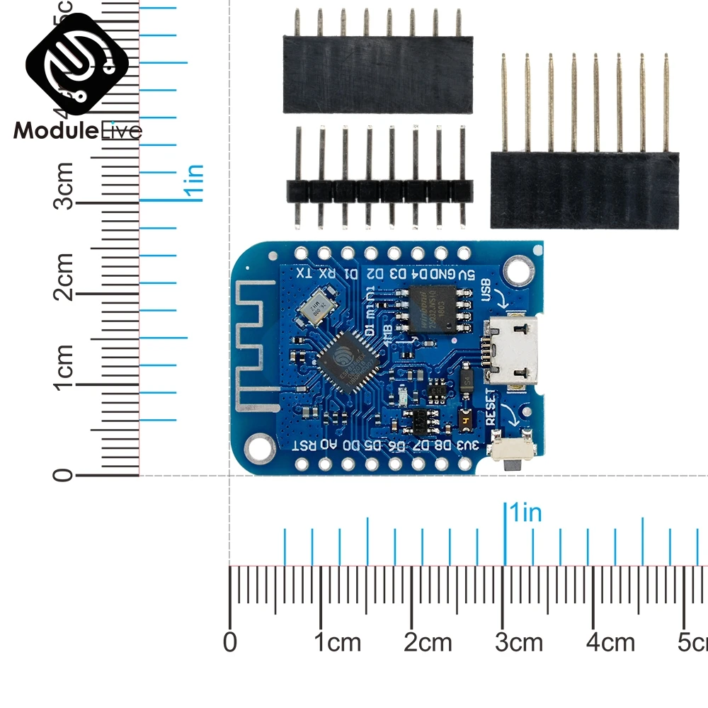 Макетная плата Wemos D1 Mini V3.0.0 на основе ESP8266 CH340 CH340G 4 Мб для Arduino V2 Micro Internet of