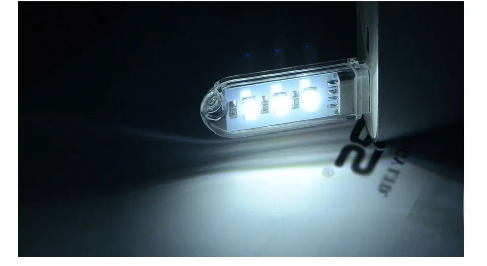 Мини USB СВЕТОДИОДНЫЙ светильник SMD5730 3 светодиодный s USB лампа для чтения книг походный светильник гаджет ночной Светильник для ноутбука портативного компьютера