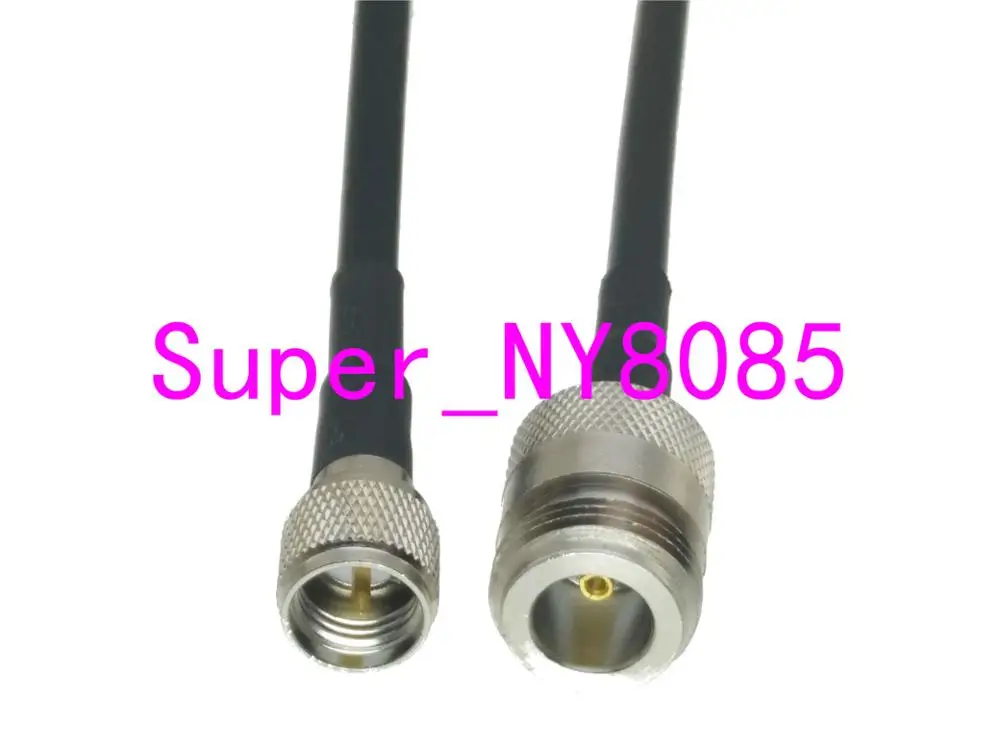 

RG58 N Female Jack to Mini UHF Male Plug Straight RF Jumper pigtail Cable 6inch~6FT