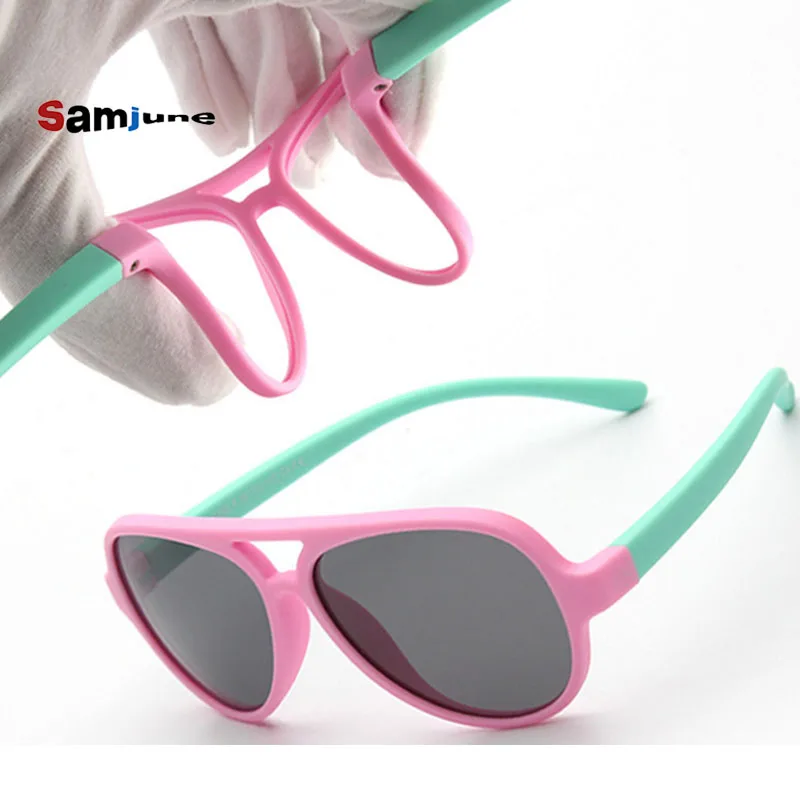 

Samjune детские солнцезащитные очки для младенцев, поляризационные защитные очки для детей, солнцезащитные очки Polaroid, модные солнцезащитные о...
