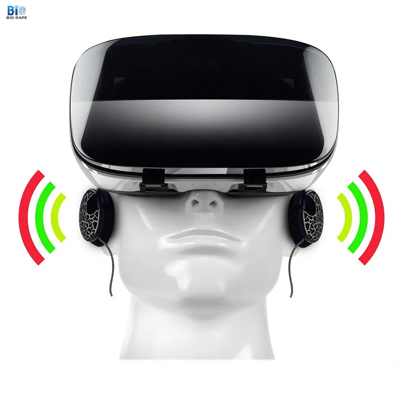 Biosafe VR Box 3D очки с дисплеем 6,3 ''4 K, гарнитура виртуальной реальности, стерео бокс для смартфонов Iphone 7X4,5'' до 6,3''
