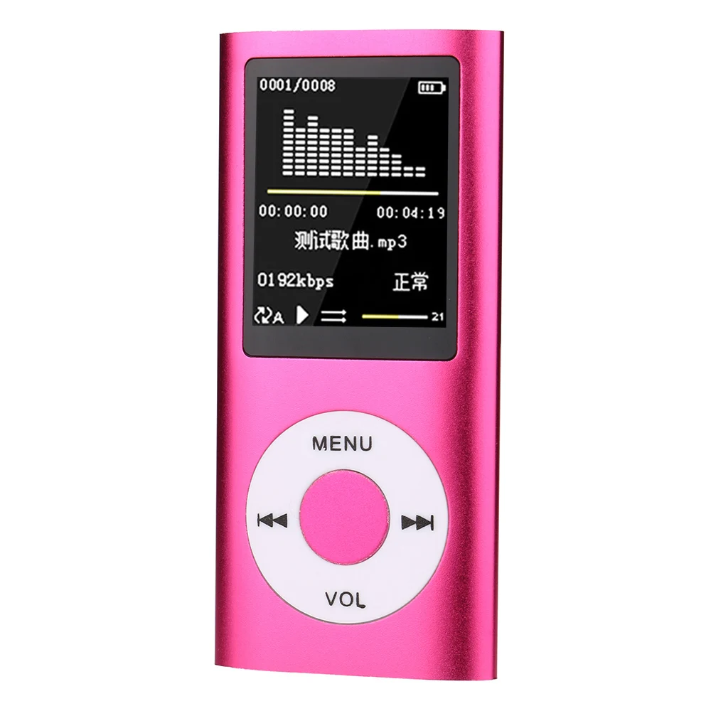 Цветной 1," ЖК-дисплей MP3 MP4 HiFi музыкальный плеер Mp3 плеер карта памяти Micro Sd видео фото зритель электронная книга чтение стереофон