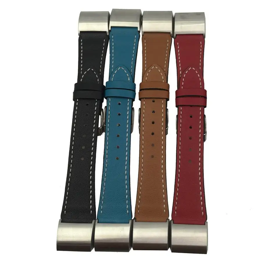 Ремешок из натуральной кожи для Fitbit Charge2 Смарт браслеты сменный ремешок для часов для Smart Charge 2 Смарт-браслет