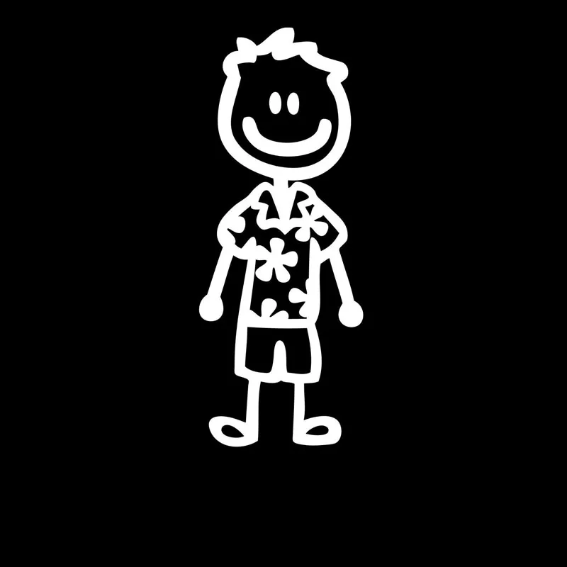 Интересные Гавайские наклейки на семейный автомобиль покрывающие тело модных