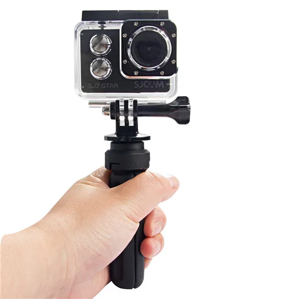SJCAM Portable Tripod Hand Held Folding Monopod Self Stick for Sjcam SJ6 SJ7 Actioncamera Action Camera Accessories | Электроника