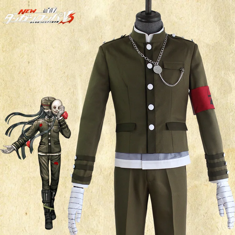 Новый Ainme Danganronpa V3 убийства Harmony Korekiyo Shinguji Костюмы для косплея на складе Хэллоуин