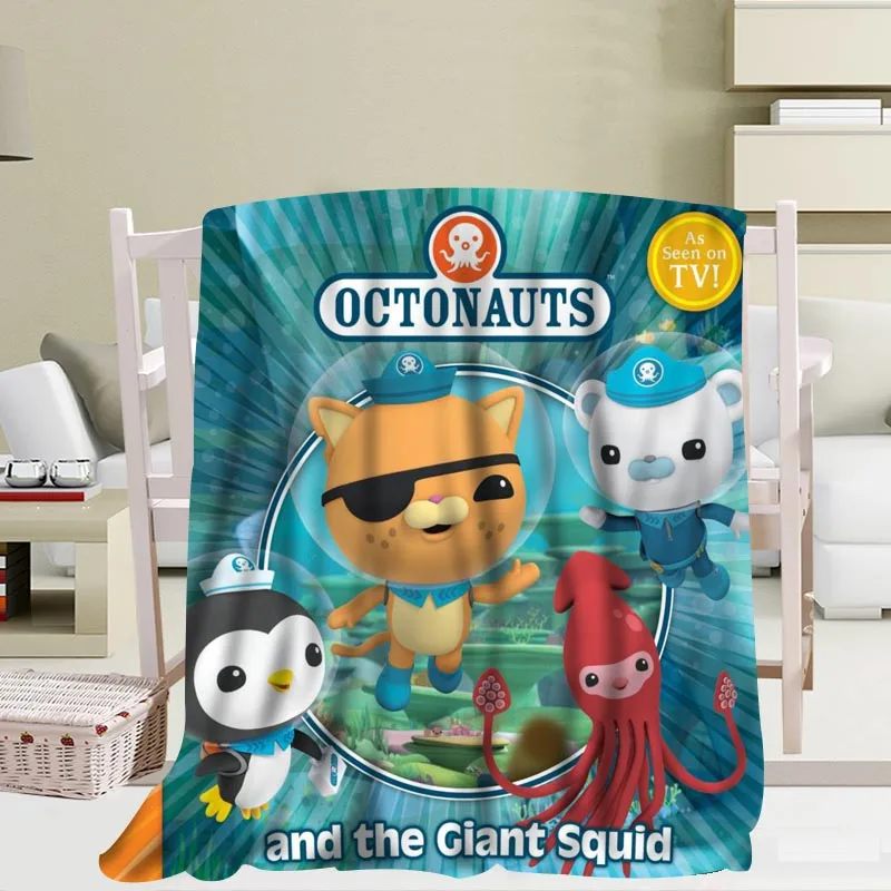 Новое поступление, одеяло Octonauts, мягкое одеяло с 3D принтом, покрывало для дома/дивана/постельных принадлежностей, переносное одеяло для путешествий для взрослых - Цвет: 1