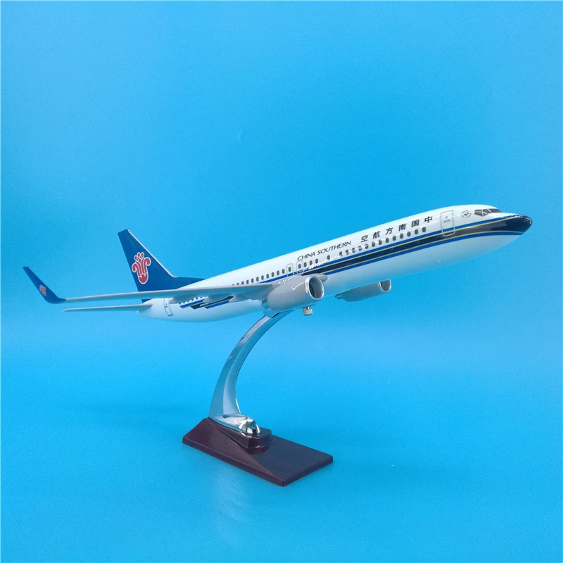 Модель самолета B737 из смолы 40 см модель China South Airlines Боинг 737 обучающий дорожный