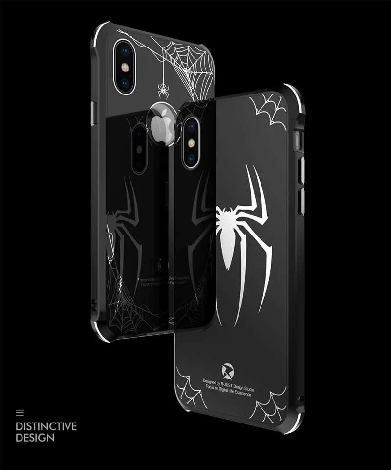 Полный защитный чехол из ТПУ и поликарбоната для IPhone X XR XS Max, гибридный противоударный защитный тонкий чехол Чехол для iPhone 7 8 8 Plus
