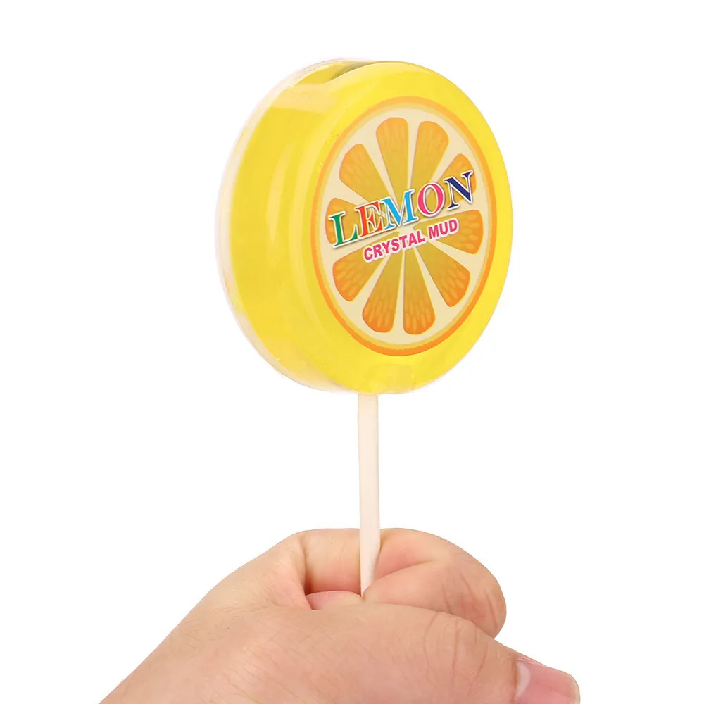 Сжимаемые шпатлевки Новинка леденец кристалла желе пушистые слизи сжимаемые