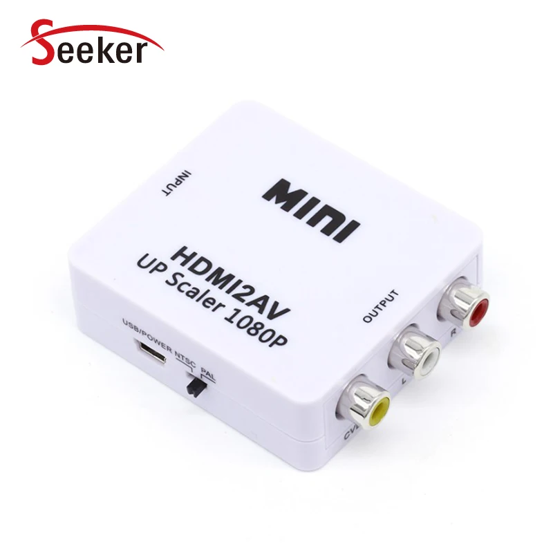 Новый HDMI в AV видео конвертер 1080P вход RCA выход для STB/ноутбука/проектора/HD ТВ скалер