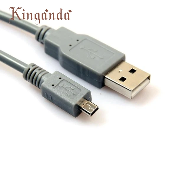 Изящный 8-контактный USB-кабель для камеры шнур Nikon Canon SONY Casio кабель передачи данных