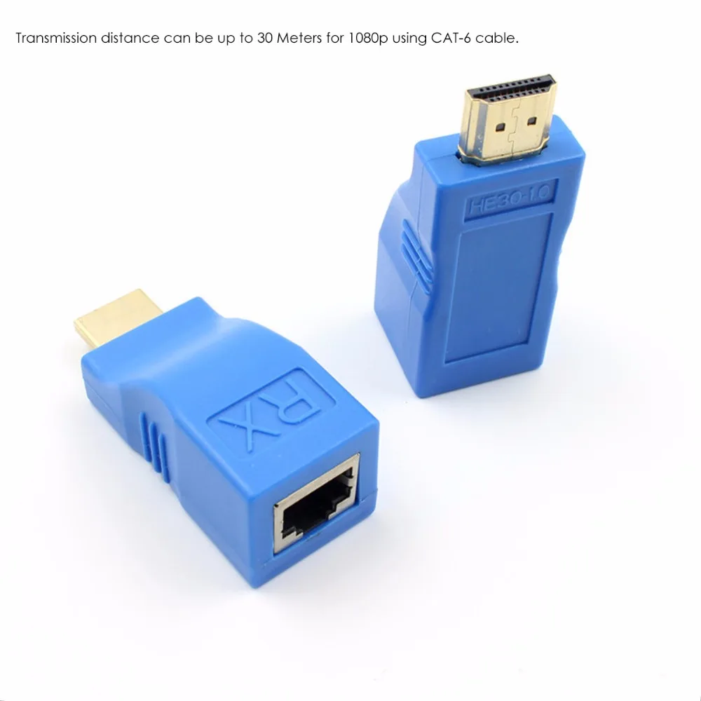 SOONHUA 30 м HDMI расширитель передатчик поддерживается 480i до 1080p 3D DTS цифровой TX RX V1.4