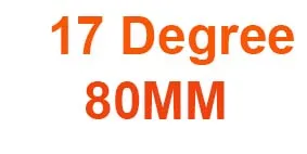 17 Degree 80mm FUTURE Racing FACE следующий сплав упакованный углеродный дорожный MTB велосипед Стволовые 6 градусов велосипедный стержень - Цвет: 17 Degree 80mm