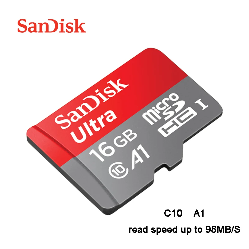 Двойной Флеш накопитель SanDisk Ultra карты памяти 32 Гб оперативной 16 встроенной microSDHC