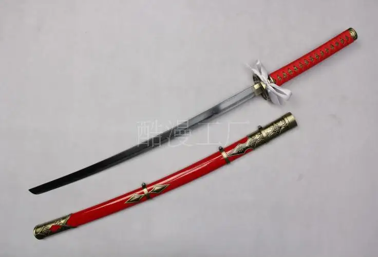S0464 онлайн игра TOUKEN RANBU аниме TAROU TACHI TAROUTACHI меч W/красные ножны 41 &quotблестящая