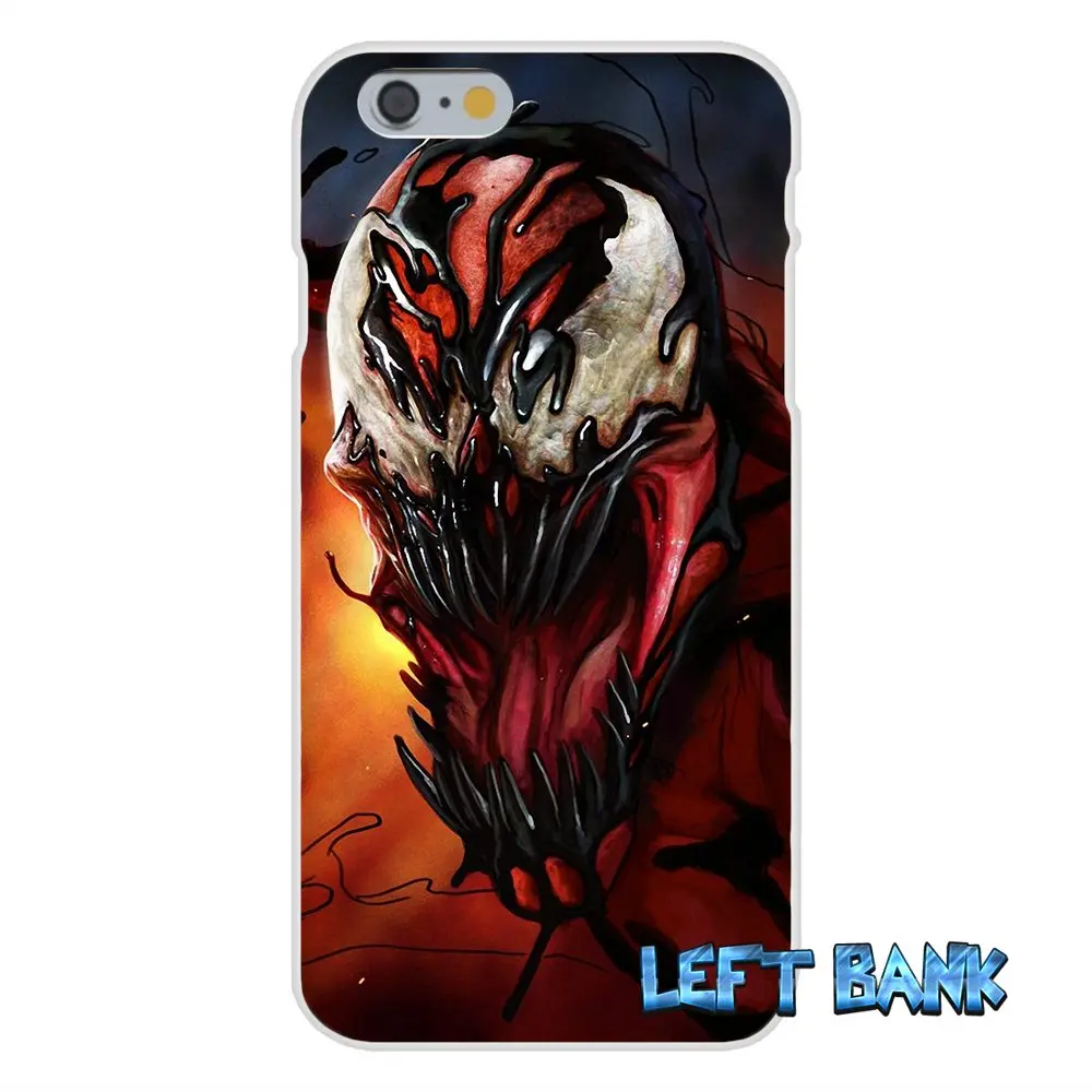 Мягкий силиконовый прозрачный чехол из ТПУ для Samsung Galaxy Note 3 4 5 S4 S5 MINI S6 S7 edge Carnage Marvel