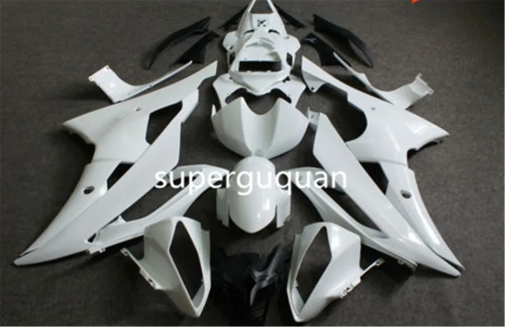 Новинка для Yamaha YZF600 YZF 600 R6 2008 2009 2010 2011 2012 2013 Неокрашенный Белый комплект