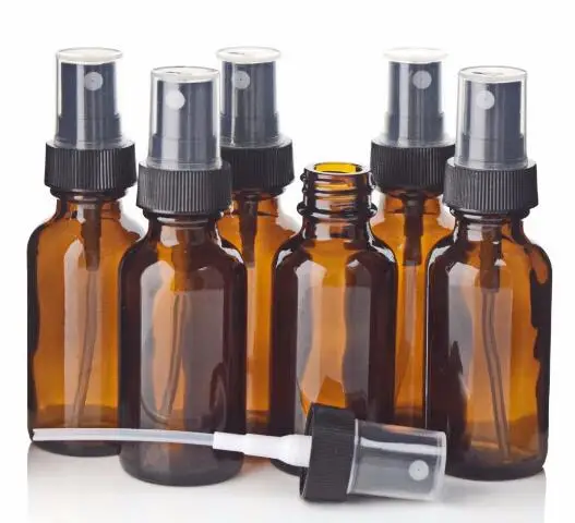 Флакон-распылитель из янтарного стекла 1 унция 30 мл 6 шт./лот | Красота и здоровье