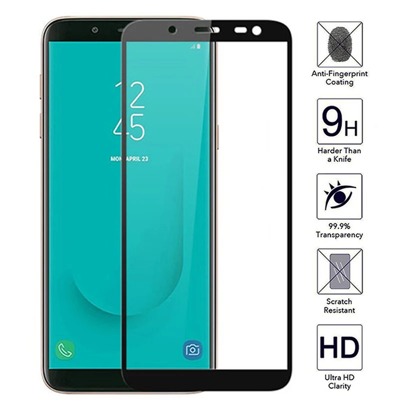 Стекло для Samsung Galaxy J6 2018 Защитное стекло J4 защита экрана закаленное на j 4 6