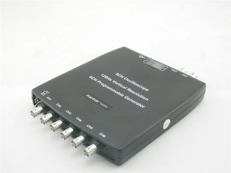 Hantek1008C 8-канальный сетевой видеорегистратор ПК Виртуальный осциллограф для