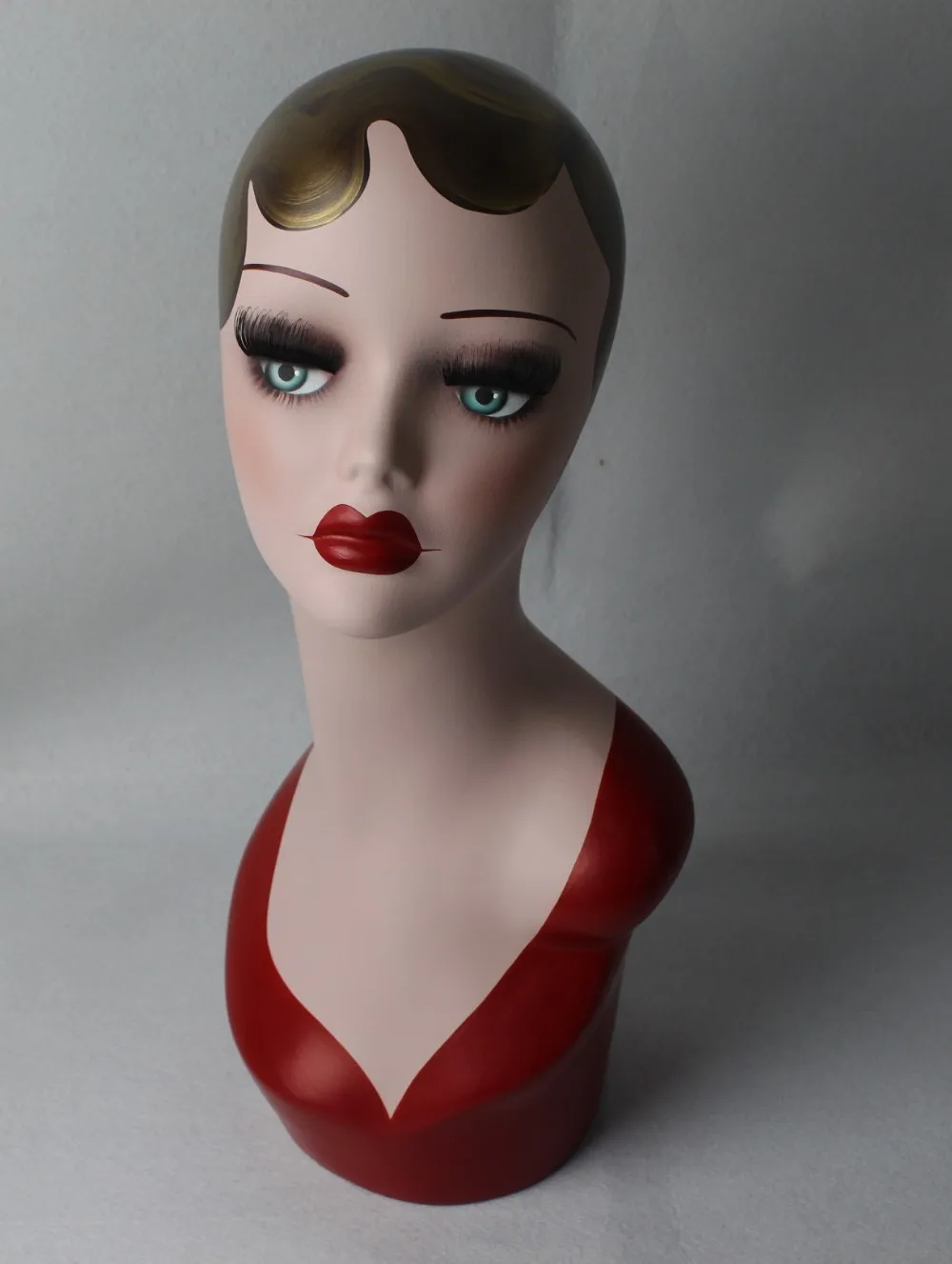 Высококачественная винтажная Женская Манекен головка из стекловолокна|mannequin dummy