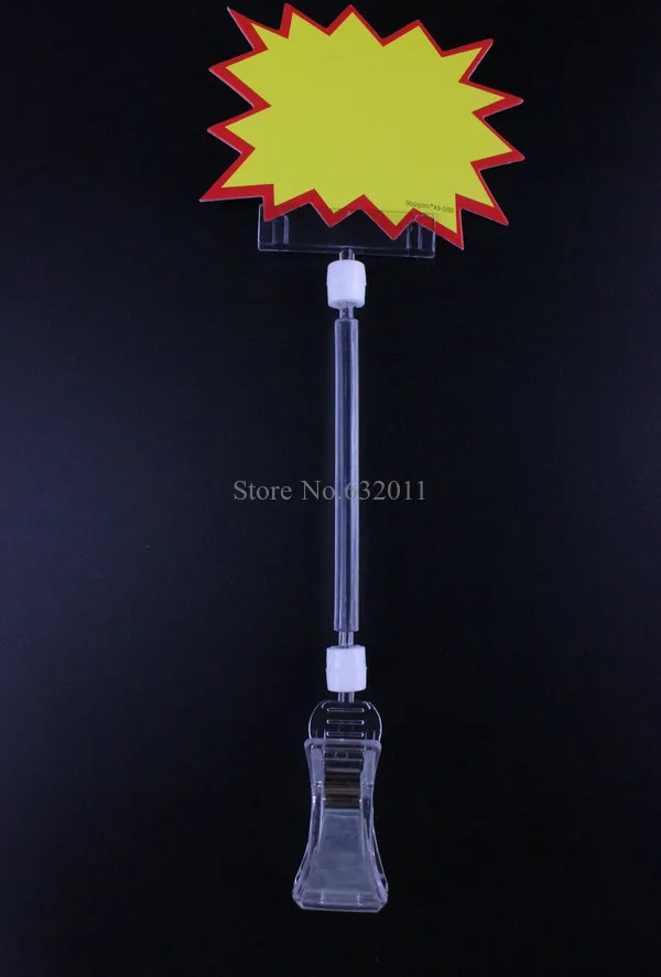 Большой размер Поп Пластиковые Рекламные рекламные ценники дисплей этикетка