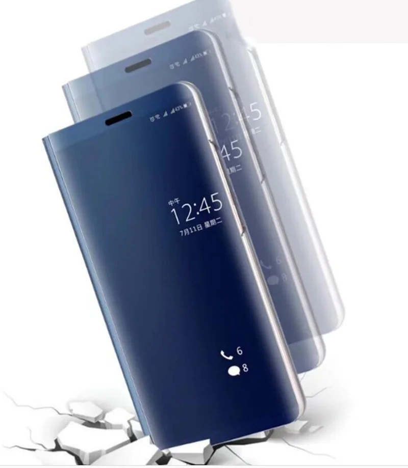 Чехол для Honor 7A Pro, 5,7, подставка, флип, зеркальный чехол для телефона s, для huawei Y6 Prime, чехол для Honor 7 A Pro AUM-L29, полный Чехол