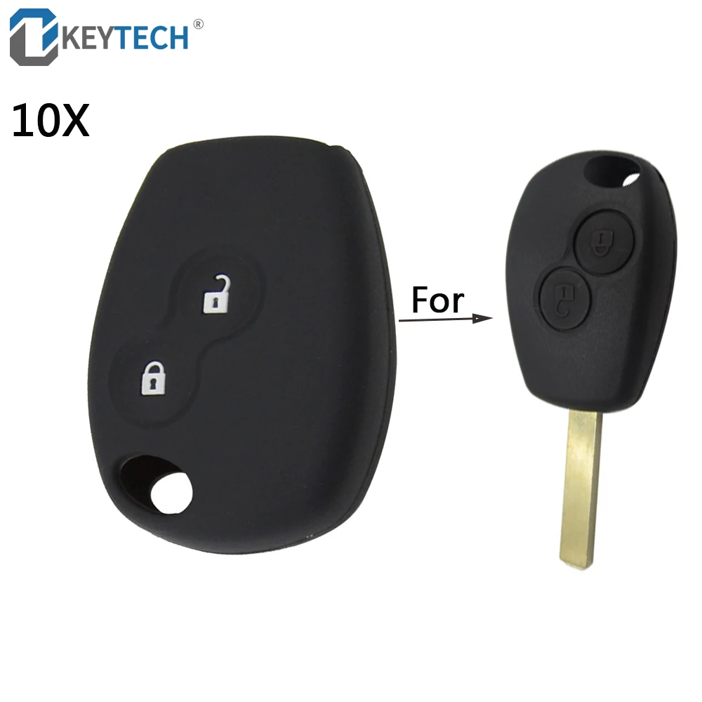 Силиконовый чехол для ключей OkeyTech Nissan Almera Renault Clio Dacia Logan Megane Espace Kangoo Duster Twingo 2