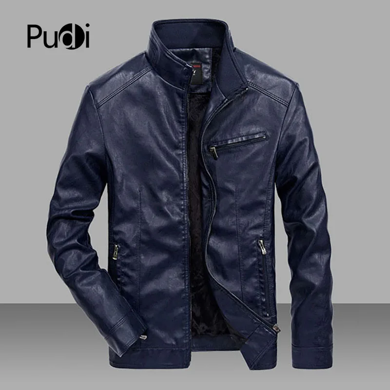 PUDI MT881 2018 новые мужские pu кожаная куртка Летняя Одежда для мальчиков Спортивная