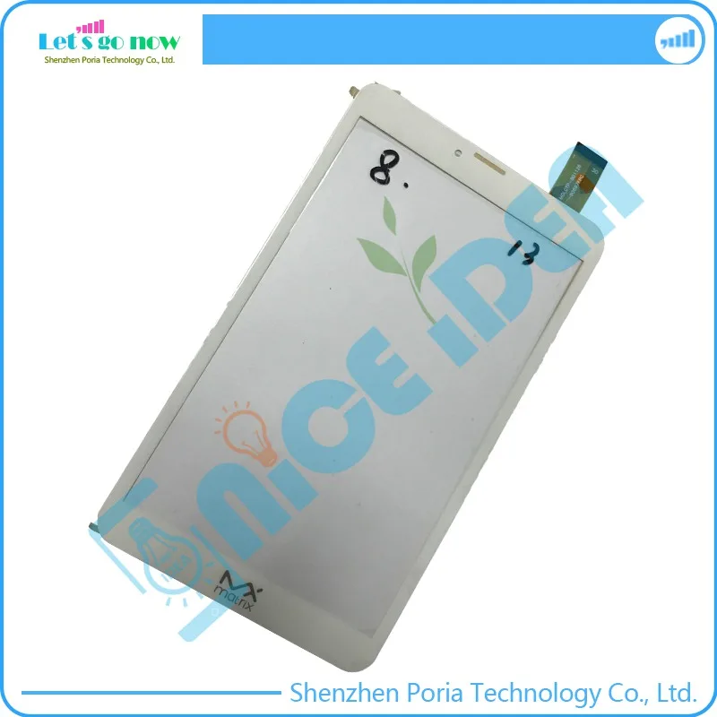 

100% New 8'' Inch Touch Screen Digitizer For MGLCTP-801126-80697FPC White Front Tablet Touch Panel Glass Replacement