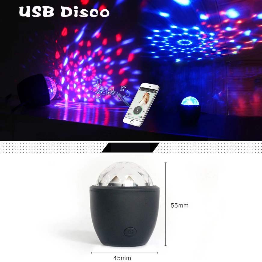 Мини USB сценический световой эффект lumiere Лазерная лампа стробоскоп вечерние