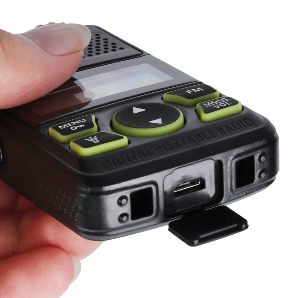 2 X иди и болтай Walkie Talkie “иди BF T1 мини радио УВЧ 400 470 МГц FM трансивер с PTT отель