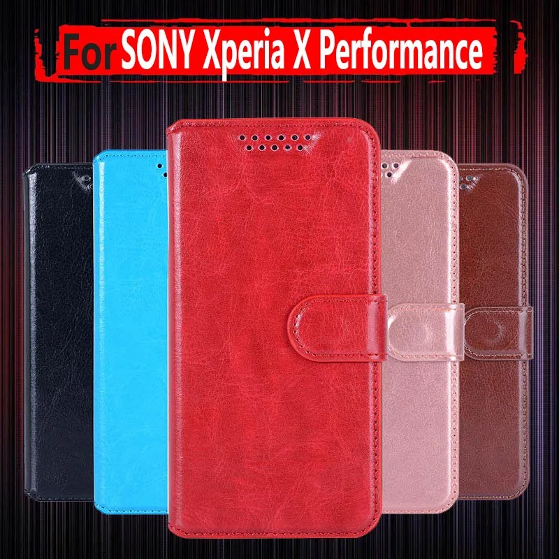 Чехол из искусственной кожи для SONY Xperia X Performance флип-чехол телефона Dual F8132 F8131 XP Dora SS