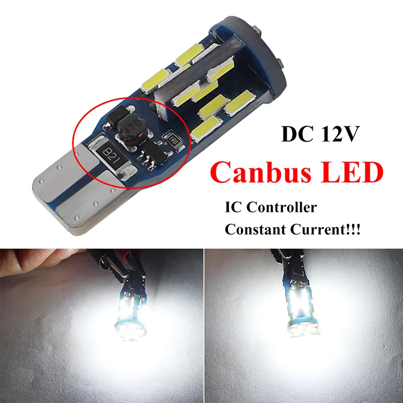 W5W светодиодный T10 4014 лампа Canbus Ошибка 30 SMD автомобильный маркер парковочный