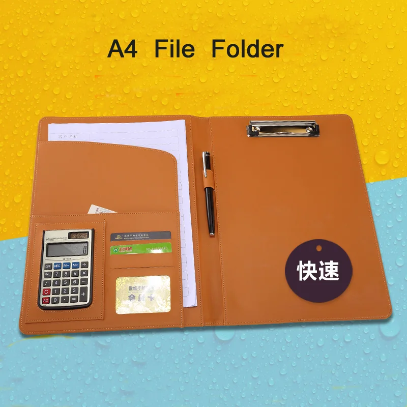 Новый офисный портфель A4 из искусственной кожи папка для документов совещаний