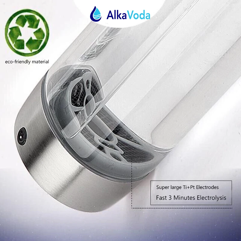 500 мл водорода богатые воды генератор Бутылка Кубок Титан электролиза ионизатор