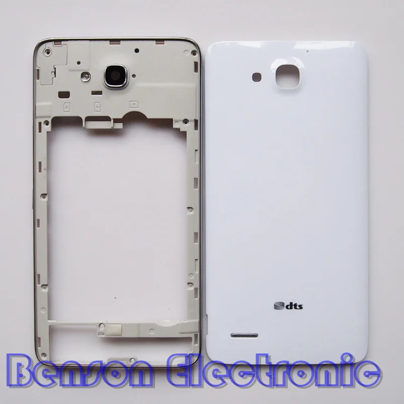 BaanSam Новая задняя крышка со средней рамкой для huawei Honor 3X G750, чехол для корпуса с кнопками громкости питания+ антенна+ объектив камеры