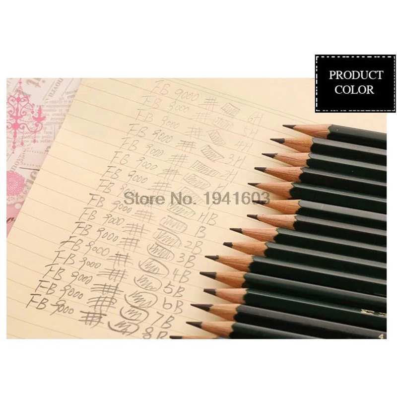 Марка Faber castell 12 шт. (6H-8B) Карандаш для эскизов и рисования персонализированные