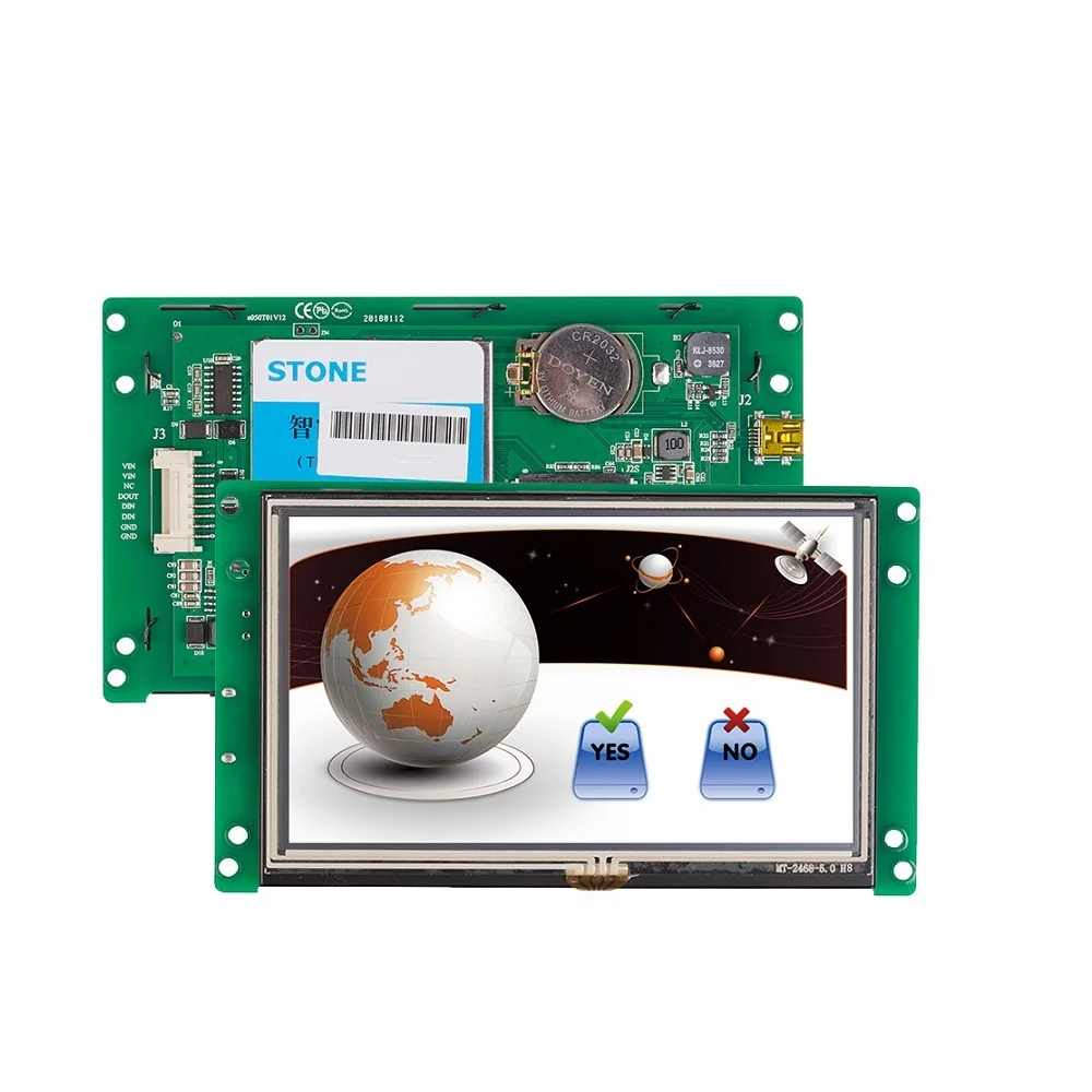 5,0 дюймов HMI Smart lcd модульный сенсорный экран монитор цветной дисплей