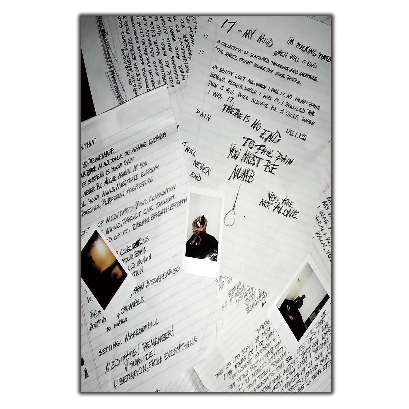 Постер на стену и decor27x40 24x36x14x21 украшение помещения XXXTENTACION 17 новый альбом в стиле