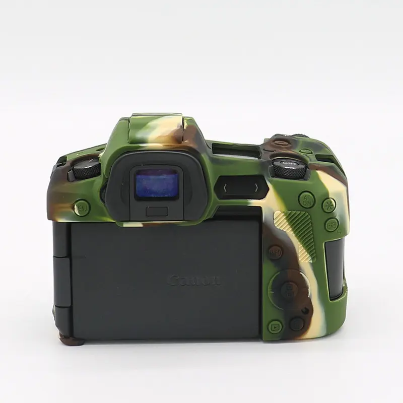 Силиконовая кожа брони чехол для корпуса протектор камеры Canon EOS R | Электроника