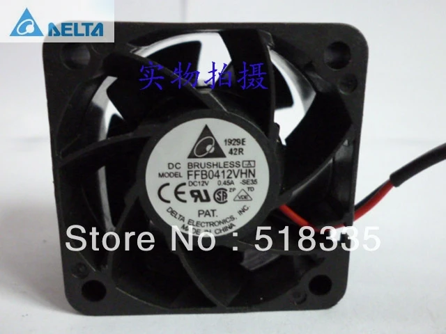 Для delta FFB0412VHN 4 см 40*40*28 мм 4028 12В 0.45A 2 провода сервер инвертор Вентилятор