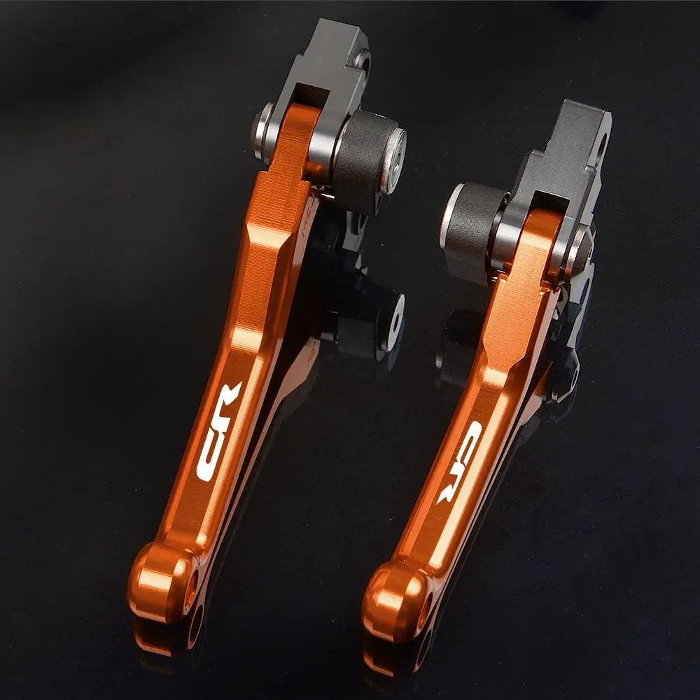 Orange Для HUSQVARNA CR125 CR 125 CR125-300 2013 аксессуары для мотоциклов с ЧПУ Алюминиевый Поворотный Мотоцикл Байк тормозные рычаги сцепления - Цвет: Orange