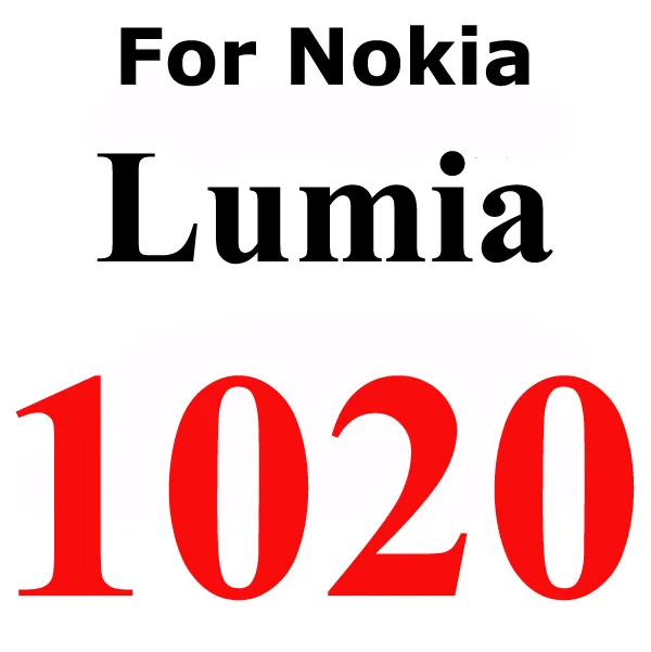 For Lumia 1020 GerTong закаленное Стекло чехол с подставкой и отделениями для карт для Nokia Lumia 530 532 535 540 550 630 640 XL 650 730 820 830 920 950 1020 1320 1520 крышка защитная пленка - Цвет: For Lumia 1020