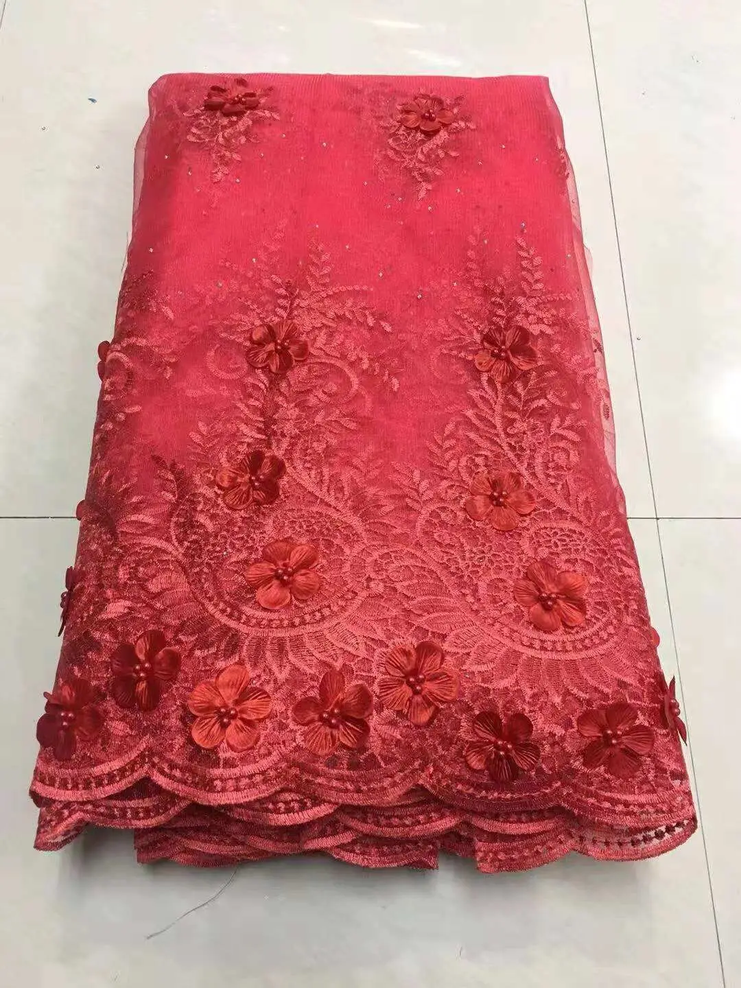 Новый дизайн распродажа нигерийская кружевная ткань модное Африканское Кано